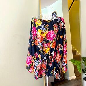 Chaps Floral Blouse